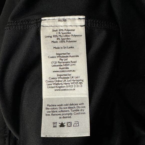 Eddie Bauer SZ 10 Tennis Golf Skort Stretch Quick Dry Zip-Fly Pockets Black - Picture 7 of 8